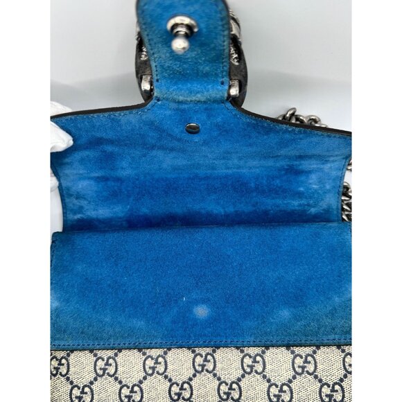 Gucci GG Dionysus Blooms Suede Mini Chain Bag COA‎ & Dustbag - Picture 14 of 16